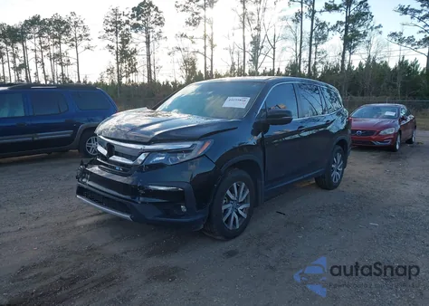 2022 Honda Pilot 2Wd Ex-L из США, поврежденный, VIN 5FNYF5H53NB016622